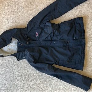 Hollister California all weather jacket Sherpa
